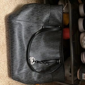 MK black tote
